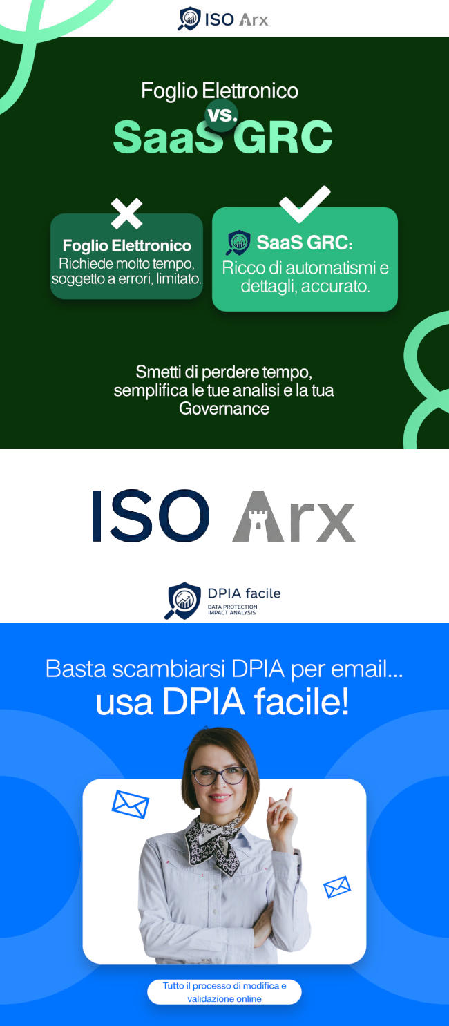 ISO Arx - SaaS GRC per la Governance, la gestione del rischio e la Compliance ISO Arx - SaaS GRC per la Governance, la gestione del rischio e la Compliance